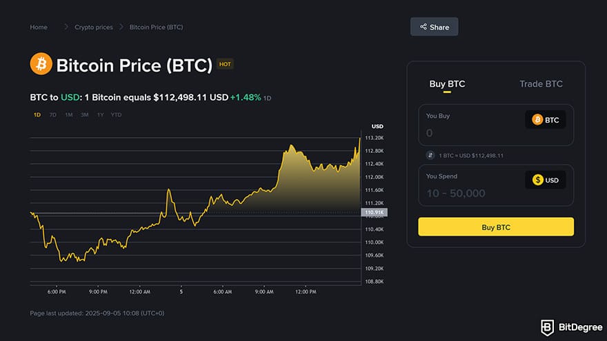 Best cryptocurrency exchange: Binance Bitcoin price.