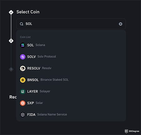 Binance Review: Deposit Solana to Binance.