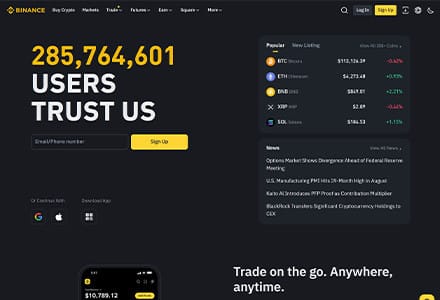 Binance - Super-Low Fees