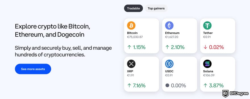 Coinbase review: explore cryptocurrencies.