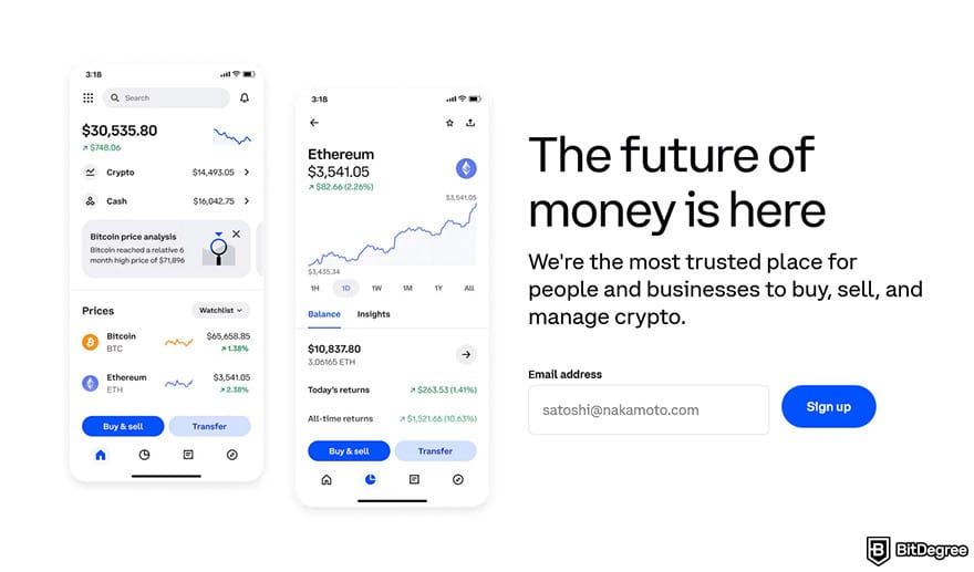 Coinbase review: the future of money is here.
