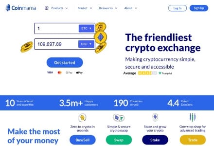 Coinmama - Friendly Customer Support, but High Fees