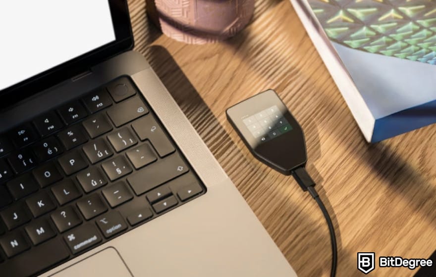 Hardware crypto wallet: Trezor Safe 5. Hardware crypto wallet: Trezor Safe 5.